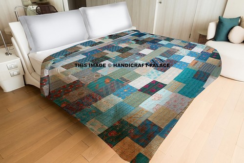 Indisch seide kantha - seide,