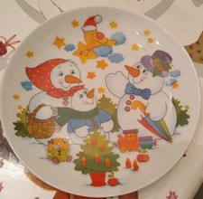 DDR WANDTELLER WEIHNACHTEN