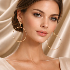 Große  Damen Stecker Creolen