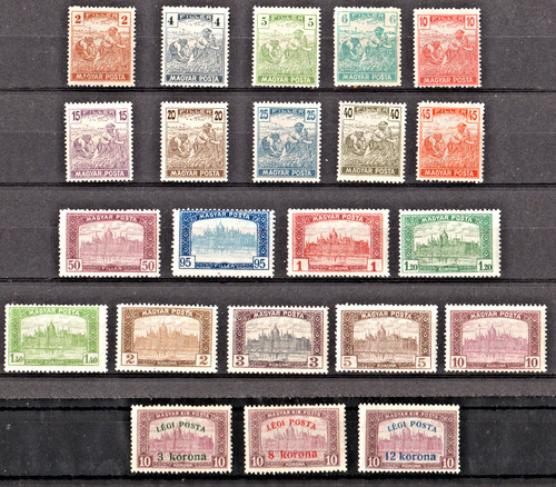 Ungarn 1919 kompletter zwei - ungarn,