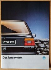 Prospekt VW Jetta syncro  -   Ausgabe August 1990