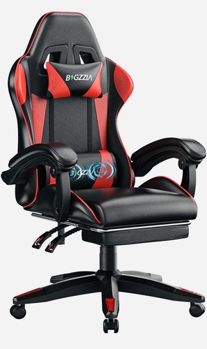 Gaming chair with massage - with,