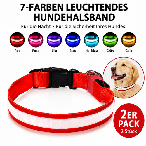 Hundehalsband leuchthalsband - hundehalsband,