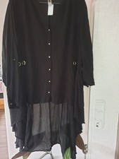Bluse , schwarz,  Gr. 48 