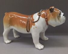 Lomonosov Porzellan figur  Dog Hund Bulldogge, 28cm lang