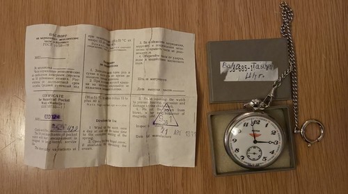 Molnija taschenuhr udssr - taschenuhr,