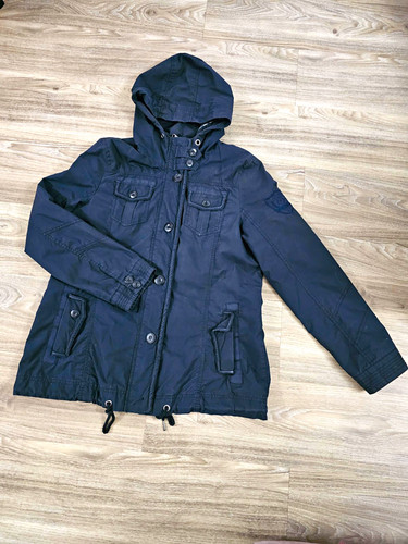 Blue flame herren parka jacke - flame,