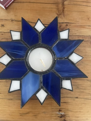 Tiffany glas kunst teelicht - glas,