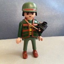 Playmobil Figur Mann Zubehör Hut Fotokamera  Safari Abenteuer #285