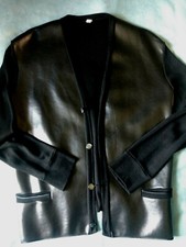 Vintage Mode Weste 1962-66, Kunstleder, Gr. M Herren Twist Ska Mods Raumpatrolie