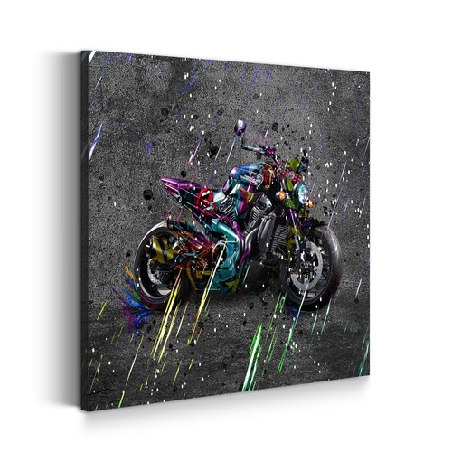 Graffiti motorrad street art - motorrad,