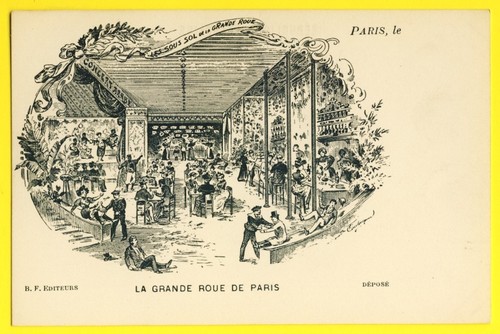 Seltene postkarte paris - paris, um