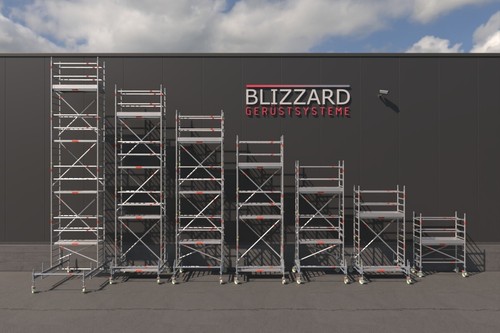 Blizzard alu rollgerüst - alu-rollgerüst, 2,85m