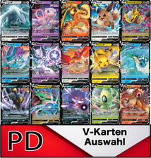 Pokemon KARTEN Deutsch V Karten AUSWAHL SAMMLUNG | Glurak Pikachu Mew Nachtara