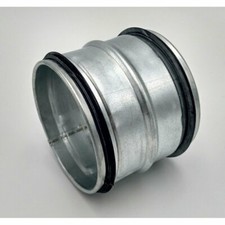 Wickelfalzrohr   Verbindungsstück für Rohre, Nippel mit Lippendichtung DN140
