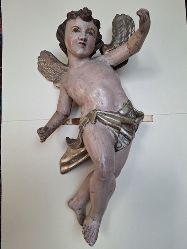 Putto lindenholz orig antik - putto,