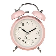 Wecker CLOCK rosa aus Metall