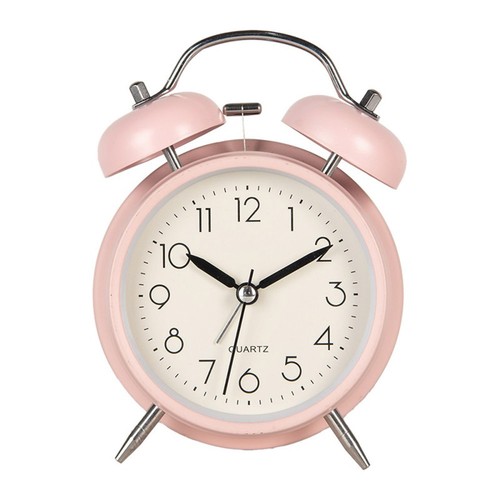 Wecker clock rosa aus - clock, metall