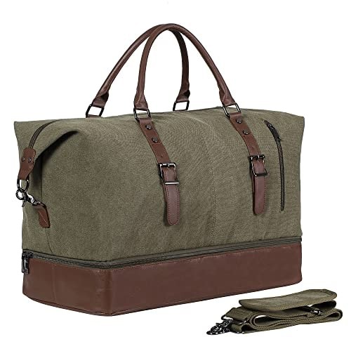 Reisetasche segeltuch leder - reisetasche,