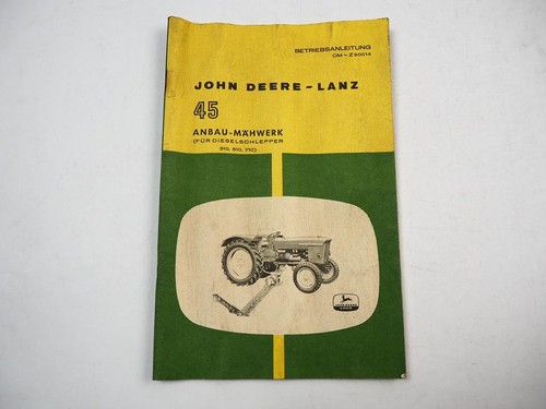 John deere lanz - john, anbau