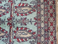 Kleiner Orientteppich Perser Teppich Läufer Wolle Wollteppich handgeknüpft