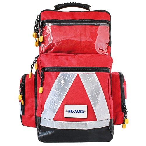 Notfallrucksack rot mit - rot, 5