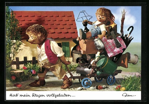 Mecki und macki ziehen - mecki,