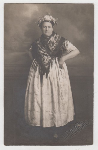 Portrait oberschlesische - ak,