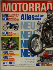 Motorrad 20 / 86, 1986, Suzuki Intruder 1400, GSXR 1100, Yamaha FZR 1000 Genesis