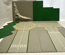 Lego Space 80er Jahre Krater Mond Lande Grund Platten + Grüne Platten