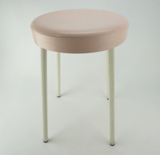 Hocker S 501 Carrara Matta Rosa Italien 70er Mid Century Vintage Design Schemel