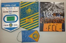 3x LOK Leipzig Wimpel ua. UEFA