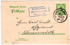 Bayern 1907, Posthilfstelle