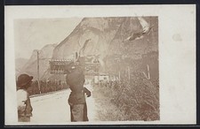 Foto-AK Österreichische Brieftaubenstation, Postbote mit Brieftauben in einem K 