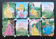 Glanzbilder Bogen MLP 2035  Märchen Prinzessinnen mit Glitzer