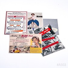 Vintage Konvolut Prospekte