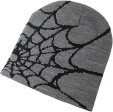 Spinnennetz-Strickmütze