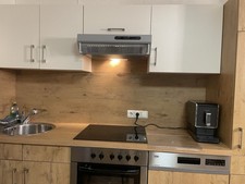 Einbauküche Malmö 10 Grau Küchenzeile 260cm mit E-Geräte / Schränke montiert!