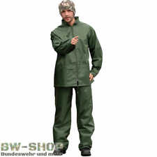MILITÄR REGENANZUG REGENJACKE + REGENHOSE OLIV BW NÄSSESCHUTZ ARMEE REGENKOMBI