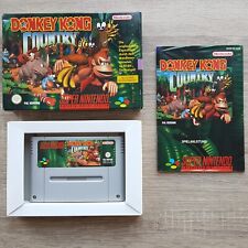 SNES Donkey Kong Country 1 in OVP mit Anleitung Super Nintendo PAL Spiel Boxed