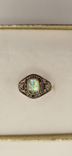 Ring vintage highschool gold - ring,
