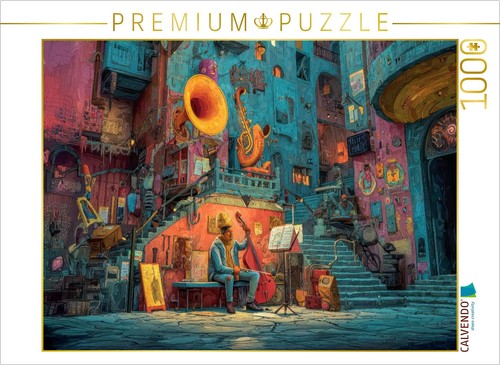 Calvendo puzzle bunte stadt - calvendo,