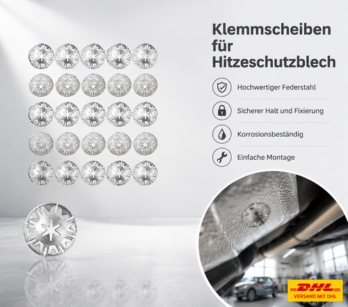 25x klemmscheiben clips - 25x, klemmscheiben-clips