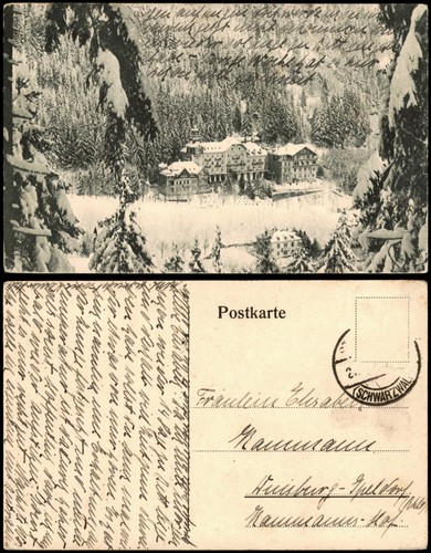 Ansichtskarte blasien - ansichtskarte, st.