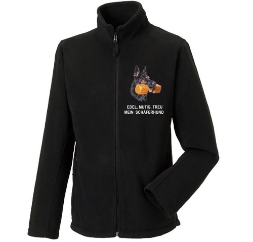 Fleecejacke jacke schäferhund - fleecejacke,