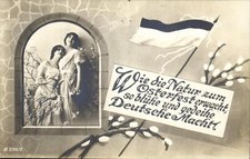 (75009) OSTERN - Patriotik, Spruch, Fahne