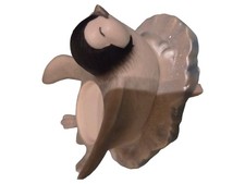 PartyLite Pinguin Kerzenhalter Keramik Weihnachten Deko Figur Weiß 7cm