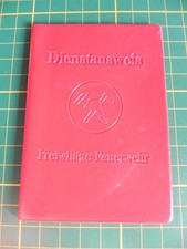 Ddr feuerwehr dienstausweis - ddr,