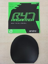Tischtennisbelag Andro Rasanter R47 ultramax schwarz 15,5 cm Tischennis Belag
