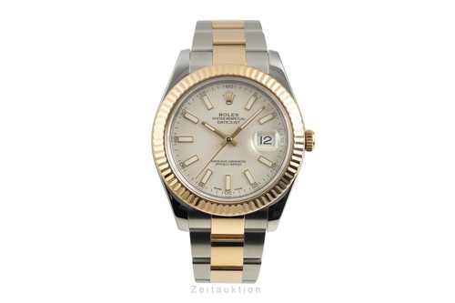 Rolex datejust silver stick - rolex,